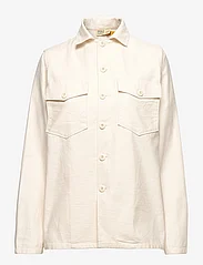Polo Ralph Lauren - Logo Cotton Satin Shirt - sievietēm - estate cream - 0