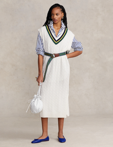 Cable-Knit Cricket Midi Sweater Dress, Polo Ralph Lauren