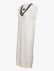 Polo Ralph Lauren - Cable-Knit Cricket Midi Sweater Dress - megztos suknelės - cream multi - 2