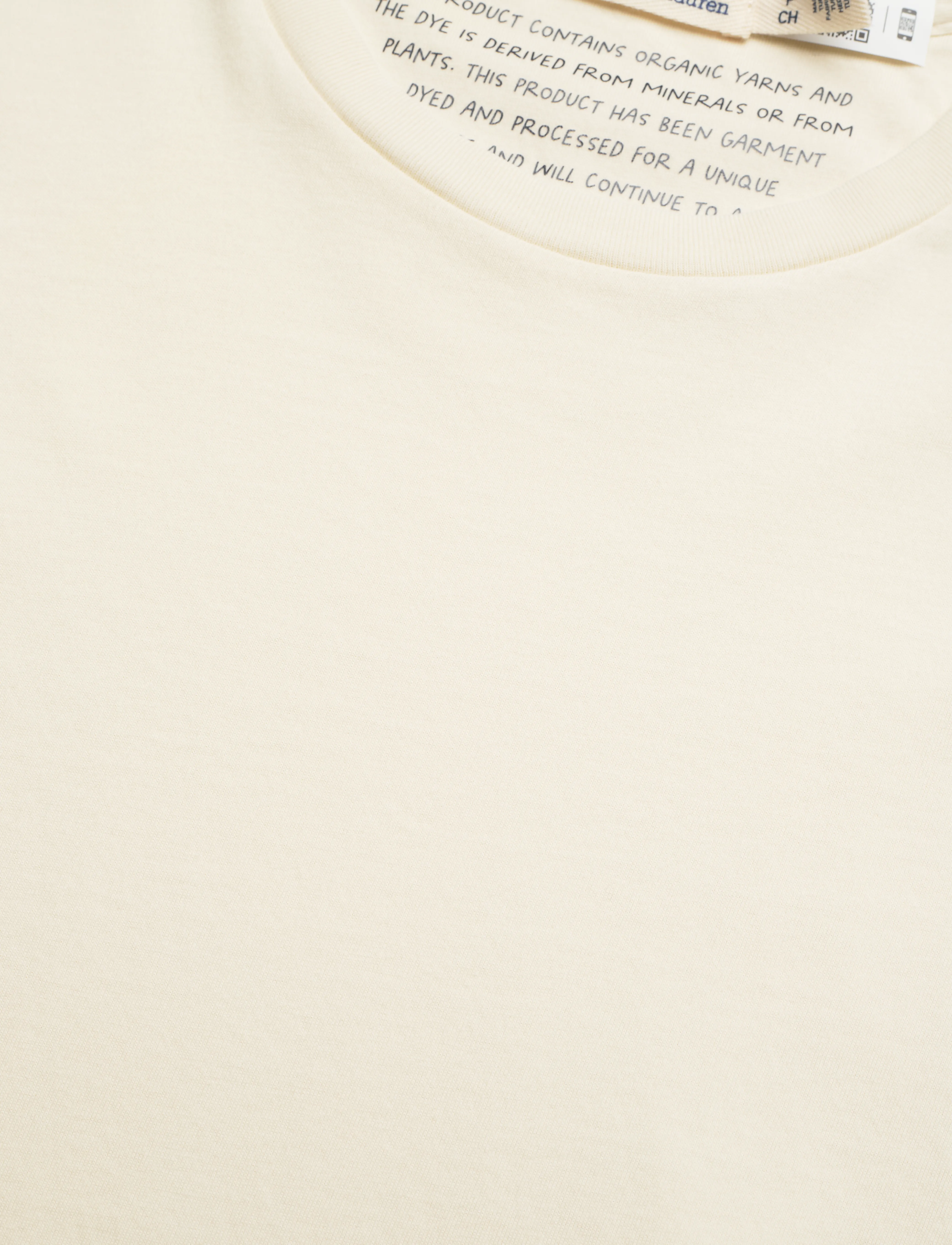 Polo Ralph Lauren - 30/1 VEG DYE-SSL-TSH - ecru - 2