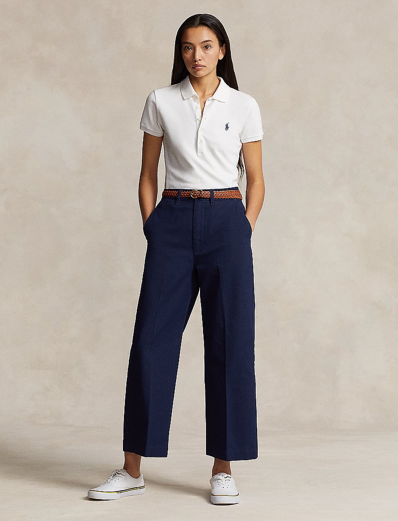 Polo Ralph Lauren - Chino Wide-Leg Pant - hosen mit weitem bein - newport navy - 0