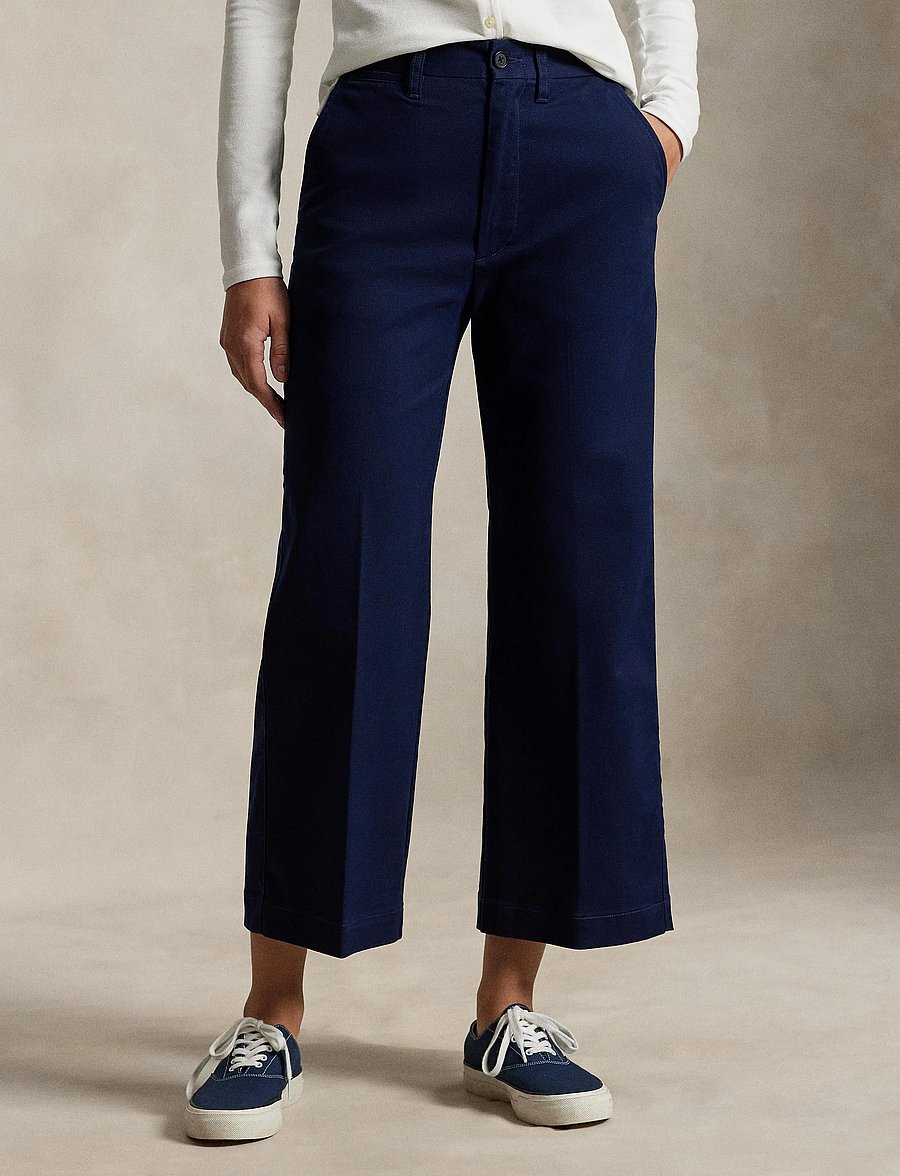 Polo Ralph Lauren - Chino Wide-Leg Pant - pantalons larges - newport navy - 3