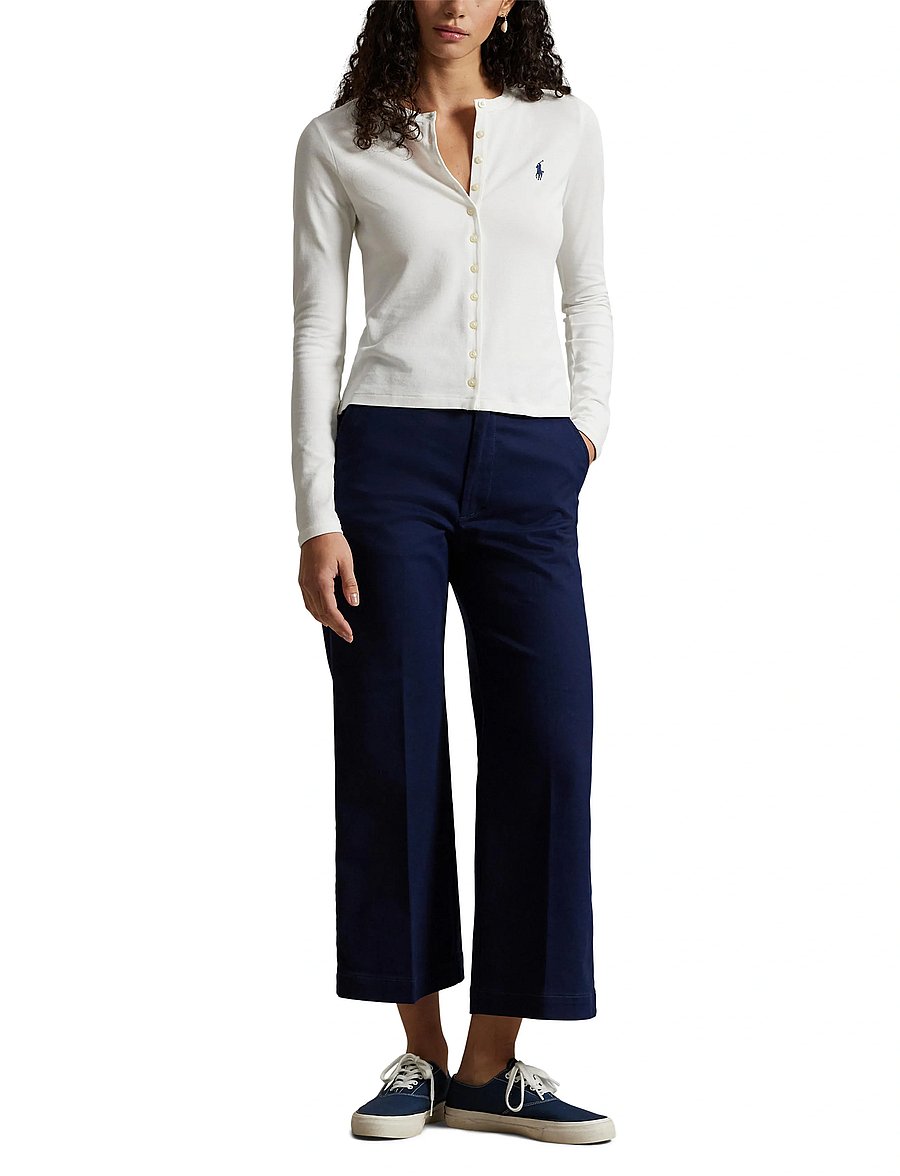 Polo Ralph Lauren - Chino Wide-Leg Pant - pantalons larges - newport navy - 5