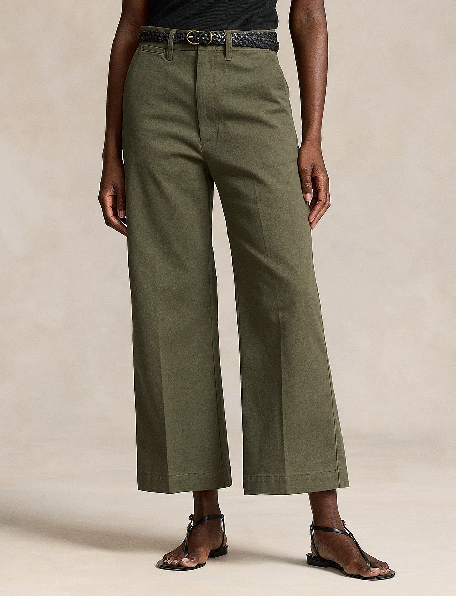 Polo Ralph Lauren - Chino Wide-Leg Pant - hosen mit weitem bein - outdoors olive - 3