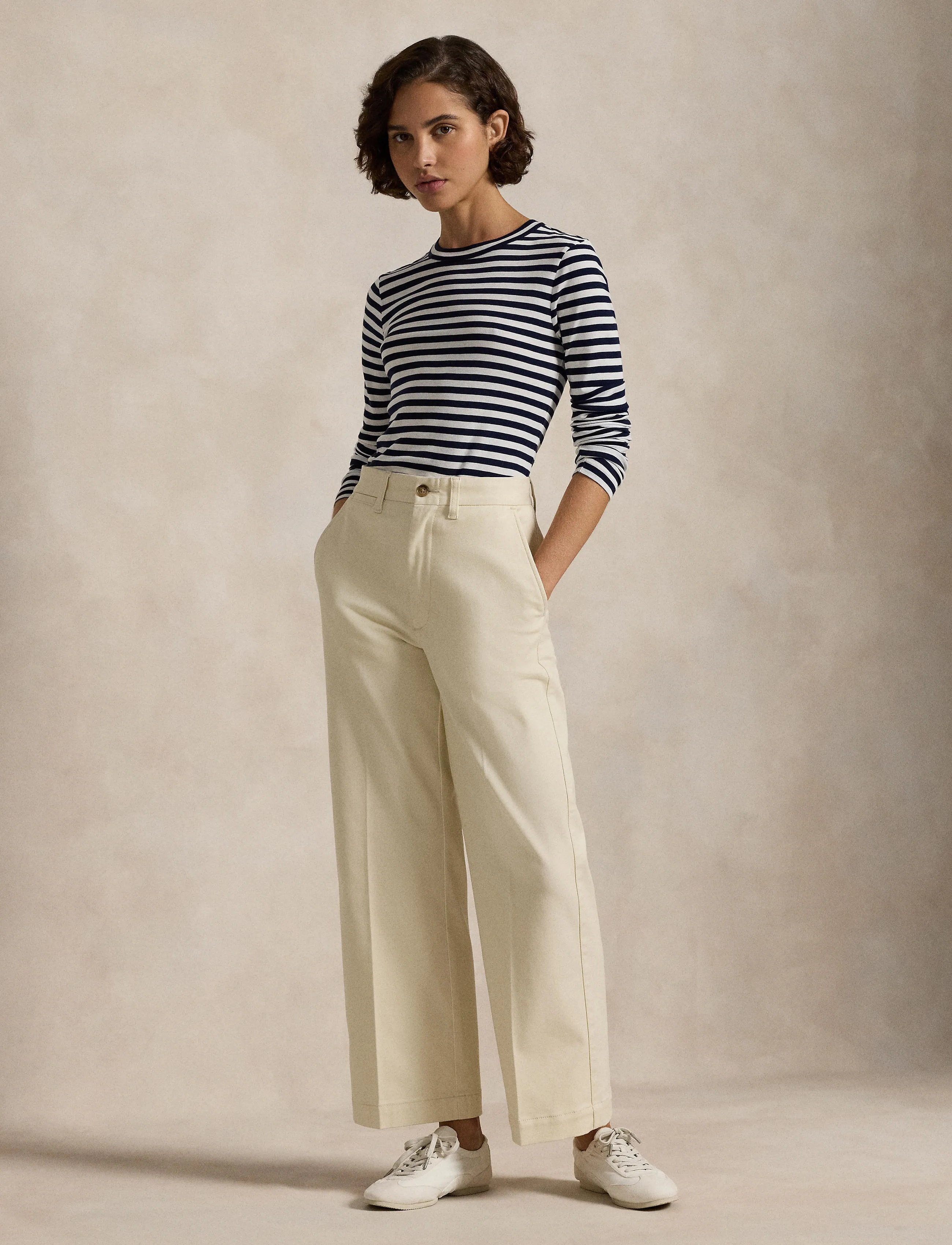 Polo Ralph Lauren - Chino Wide-Leg Pant - pantalons larges - sand - 3