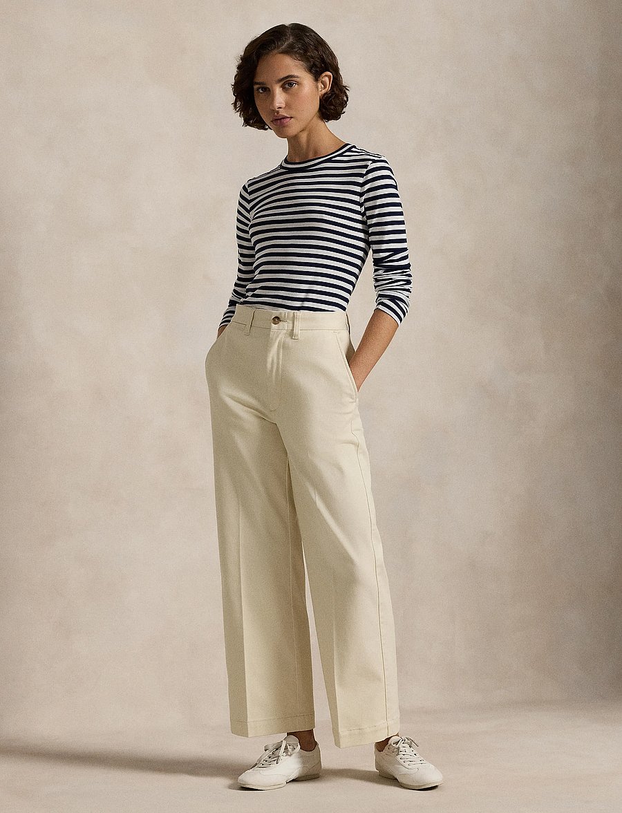 Polo Ralph Lauren - Chino Wide-Leg Pant - pantalons larges - sand - 3