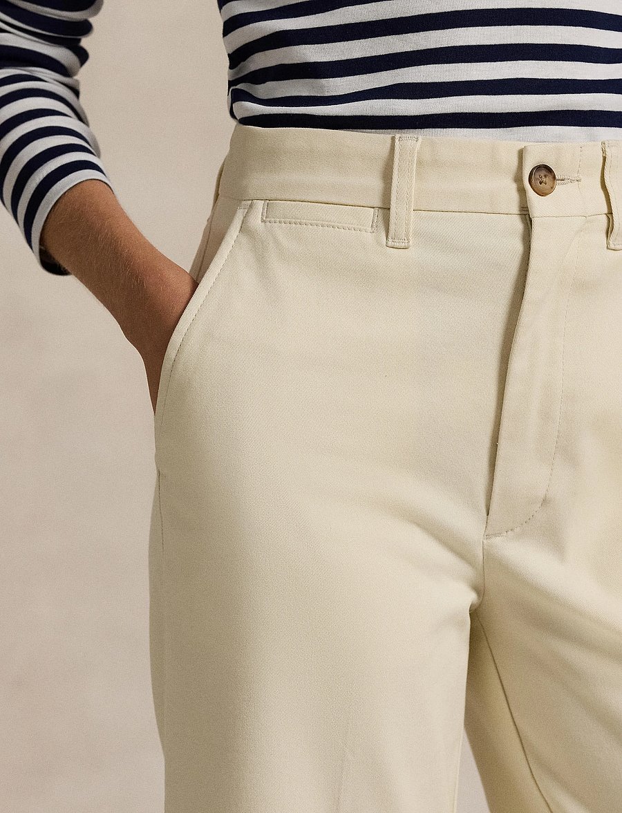 Polo Ralph Lauren - Chino Wide-Leg Pant - pantalons larges - sand - 4