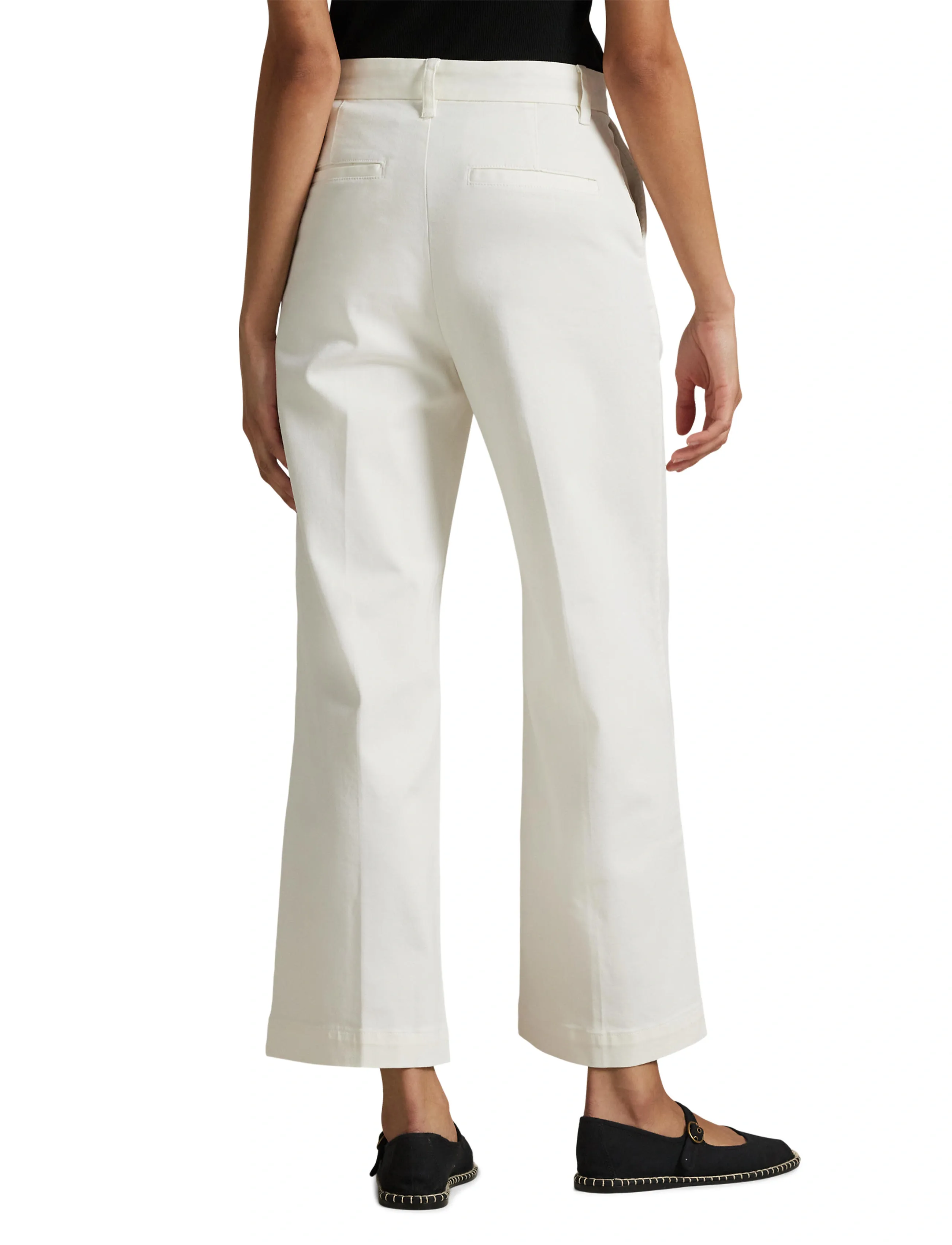 Polo Ralph Lauren - Chino Wide-Leg Pant - hosen mit weitem bein - warm white - 4