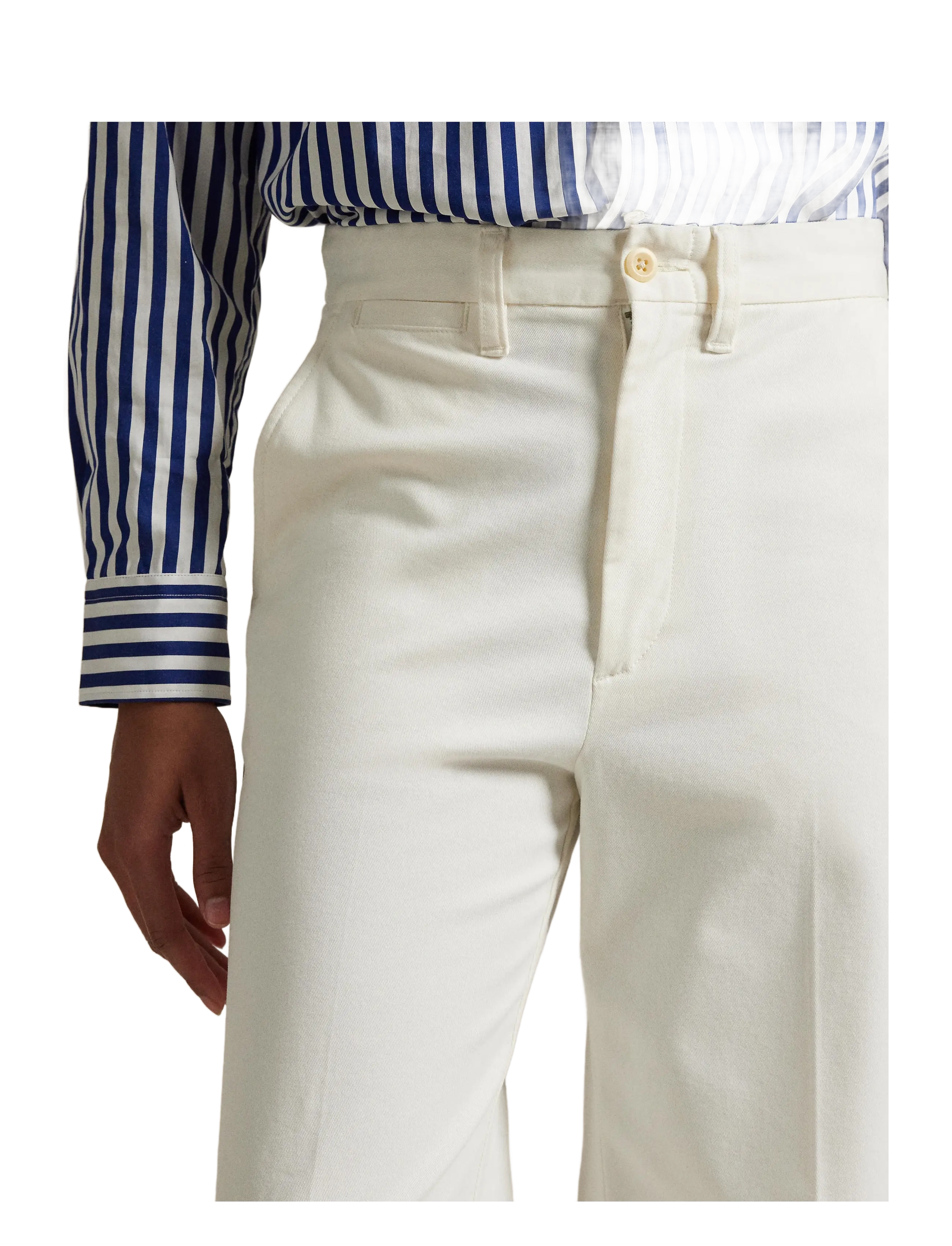 Polo Ralph Lauren - Chino Wide-Leg Pant - hosen mit weitem bein - warm white - 3