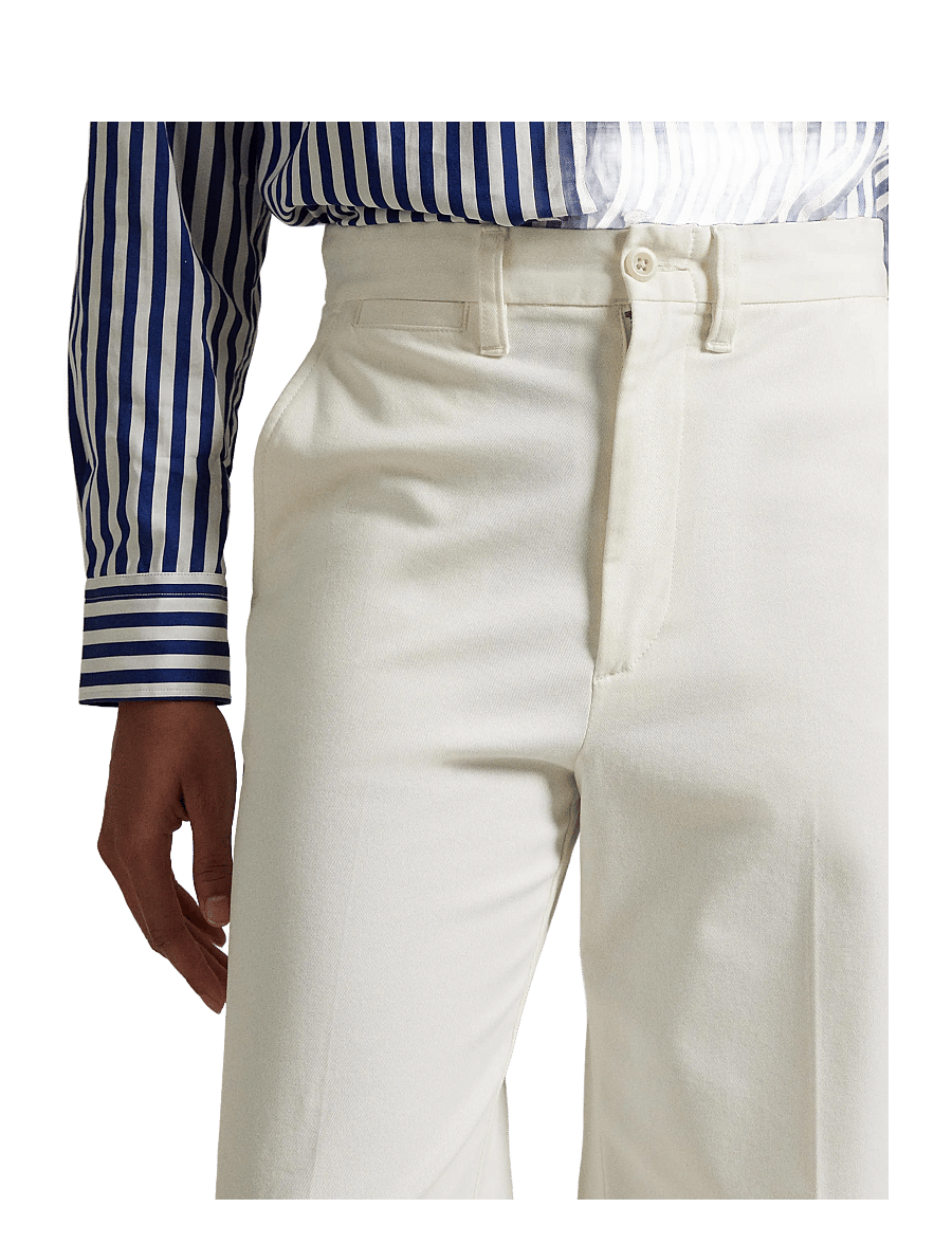Polo Ralph Lauren - Chino Wide-Leg Pant - hosen mit weitem bein - warm white - 3