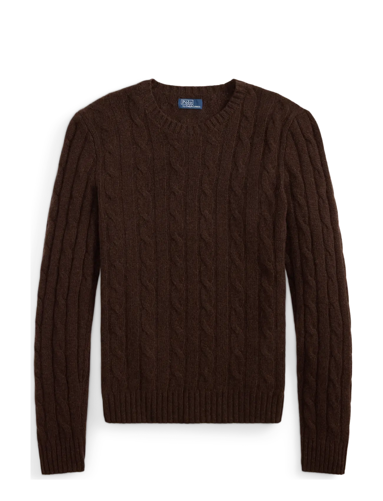 Polo Ralph Lauren Cable-Knit Cashmere Sweater - Autumn/Winter 2026 - CEDAR HEATHER / brown