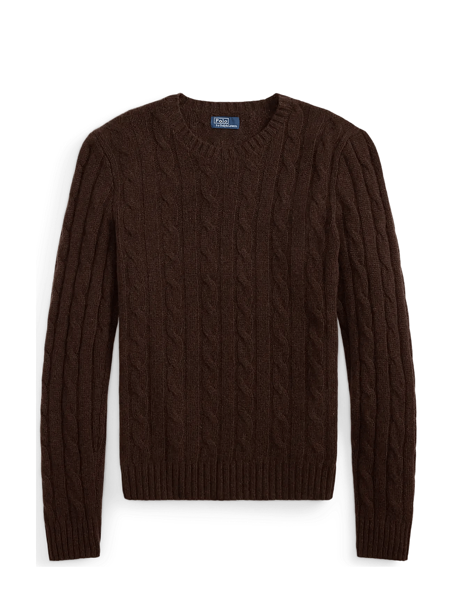 Polo Ralph Lauren - Cable-Knit Cashmere Sweater - cashmere - cedar heather - 0