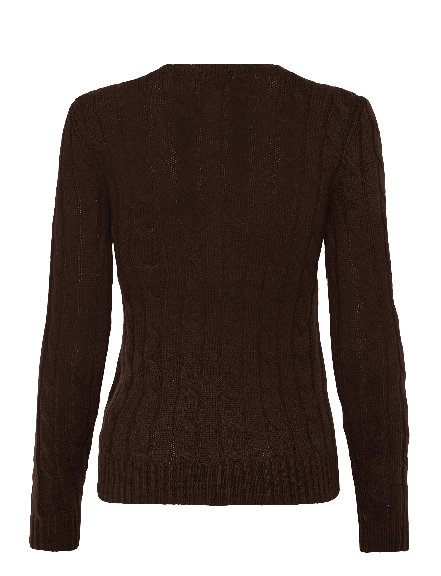 Polo Ralph Lauren - Cable-Knit Cashmere Sweater - kašmiir - cedar heather - 2