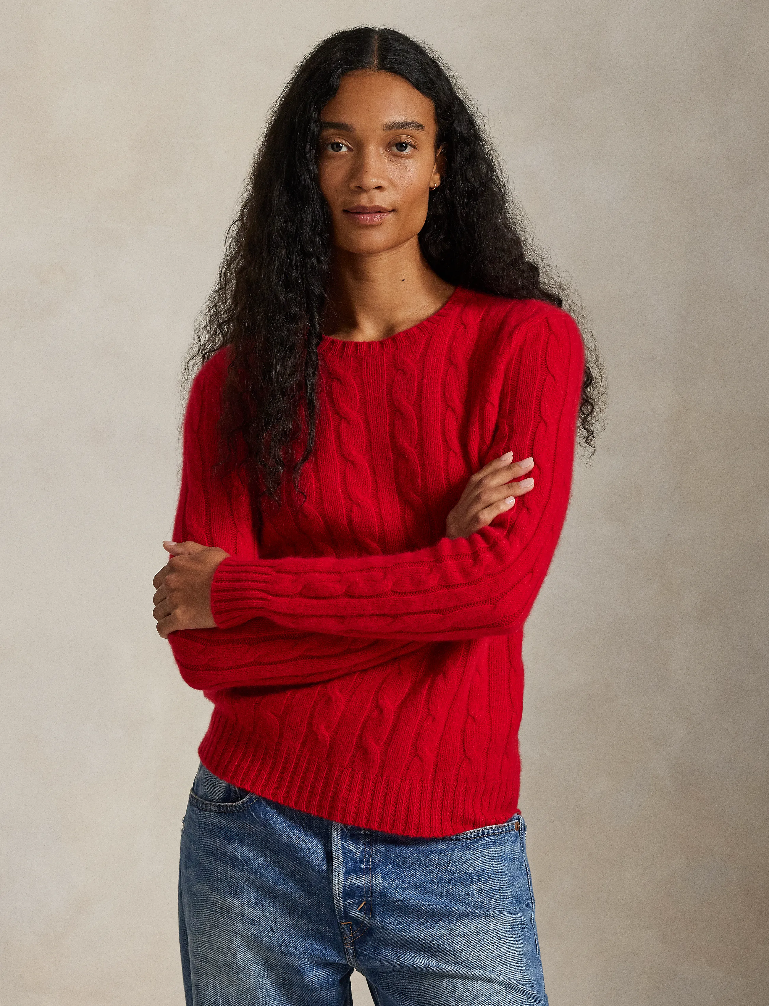 Polo Ralph Lauren - Cable-Knit Cashmere Sweater - rl2000 red - 3