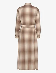 Polo Ralph Lauren - Plaid Belted Wool Dress - marškinių tipo suknelės - 1314 brown ombre - 1