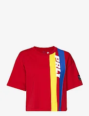 Polo Ralph Lauren - Logo Graphic Cropped Jersey Tee - marškinėliai - rl 2000 red - 0