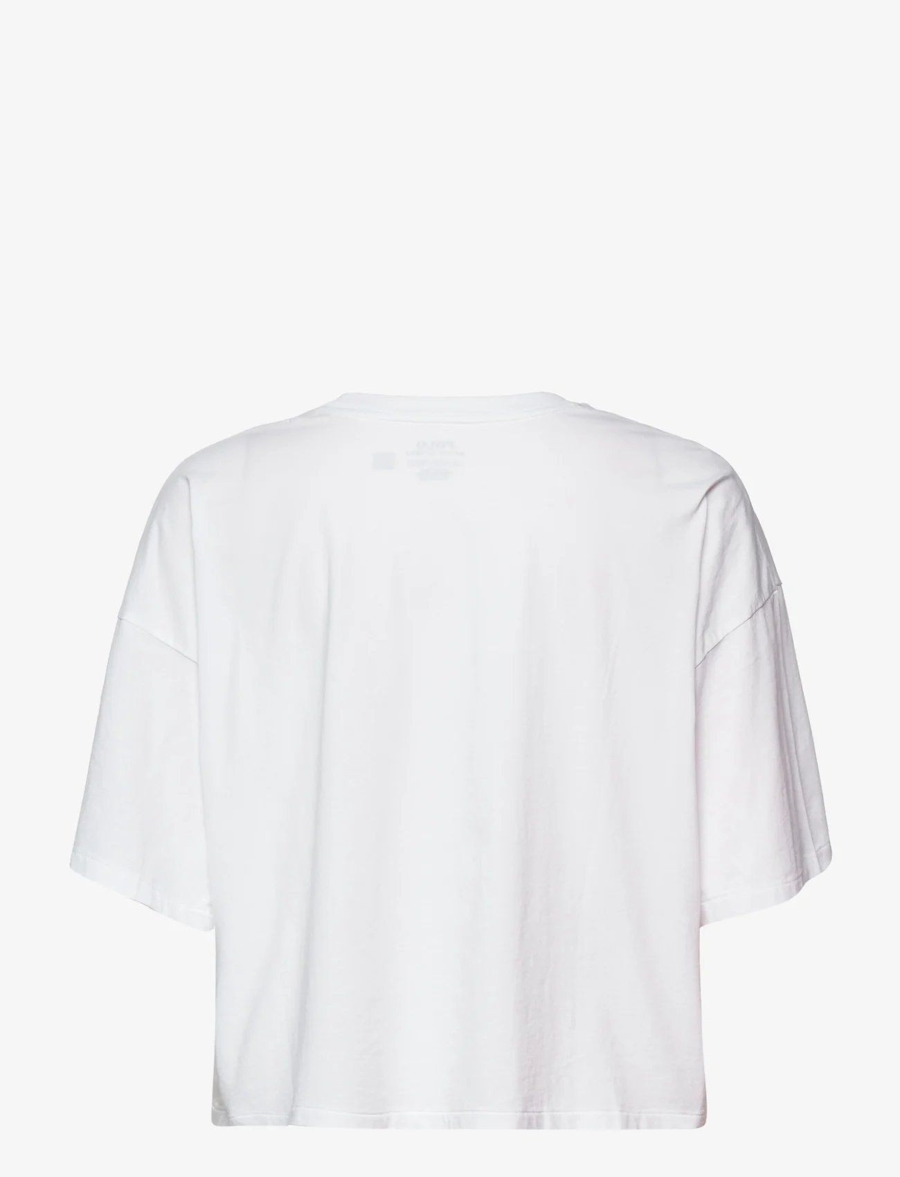 Polo Ralph Lauren - Logo Graphic Cropped Jersey Tee - marškinėliai - white - 1
