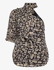 Polo Ralph Lauren - Floral Georgette One-Shoulder Blouse - palaidinės be rankovių - 1271 vintage dais - 0
