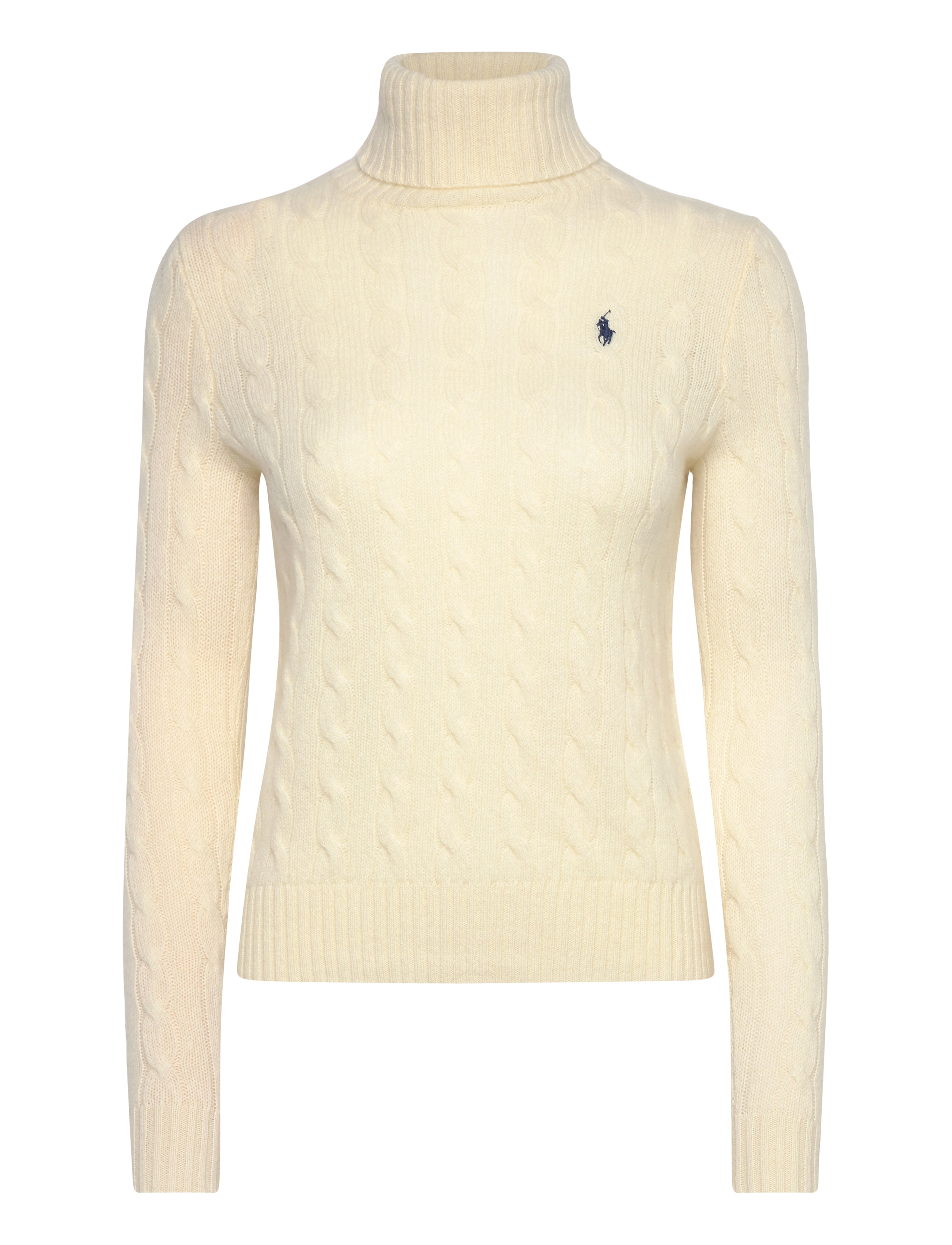 Polo Ralph Lauren Wool-Cashmere Cable Turtleneck Sweater - Kašmiir - AUTHENTIC CREAM / cream