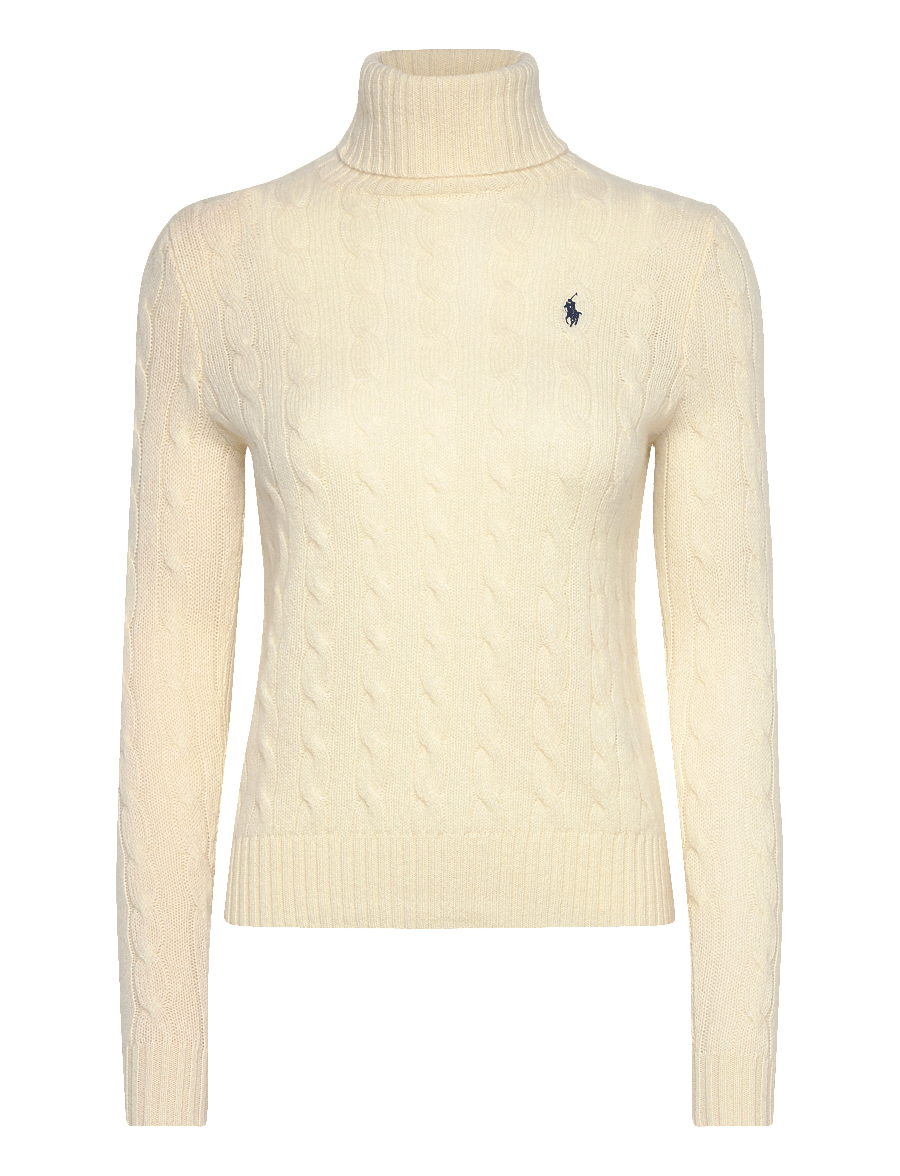 Polo Ralph Lauren - Wool-Cashmere Cable Turtleneck Sweater - kashmir - authentic cream - 1