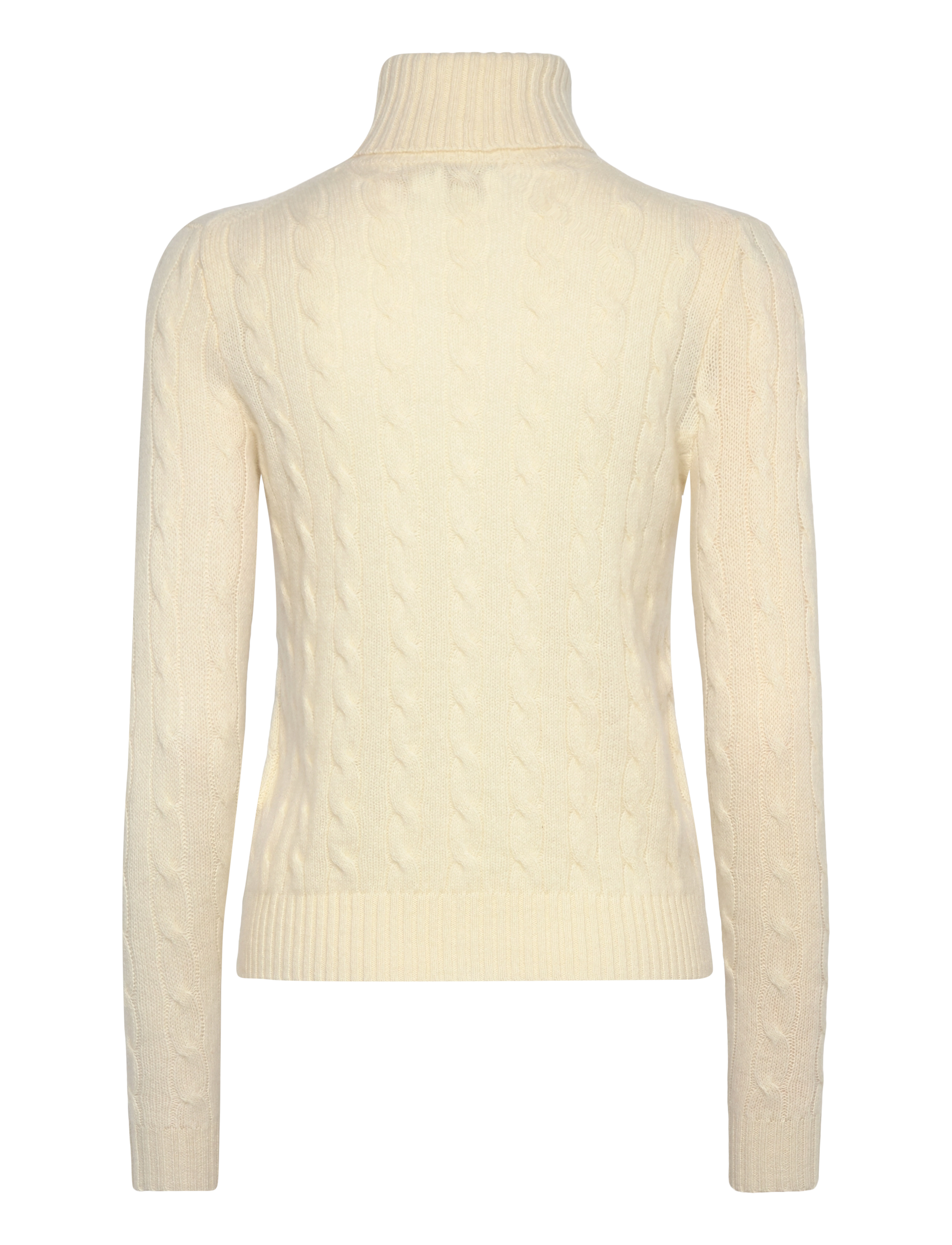 Polo Ralph Lauren - Wool-Cashmere Cable Turtleneck Sweater - kaschmir - authentic cream - 2