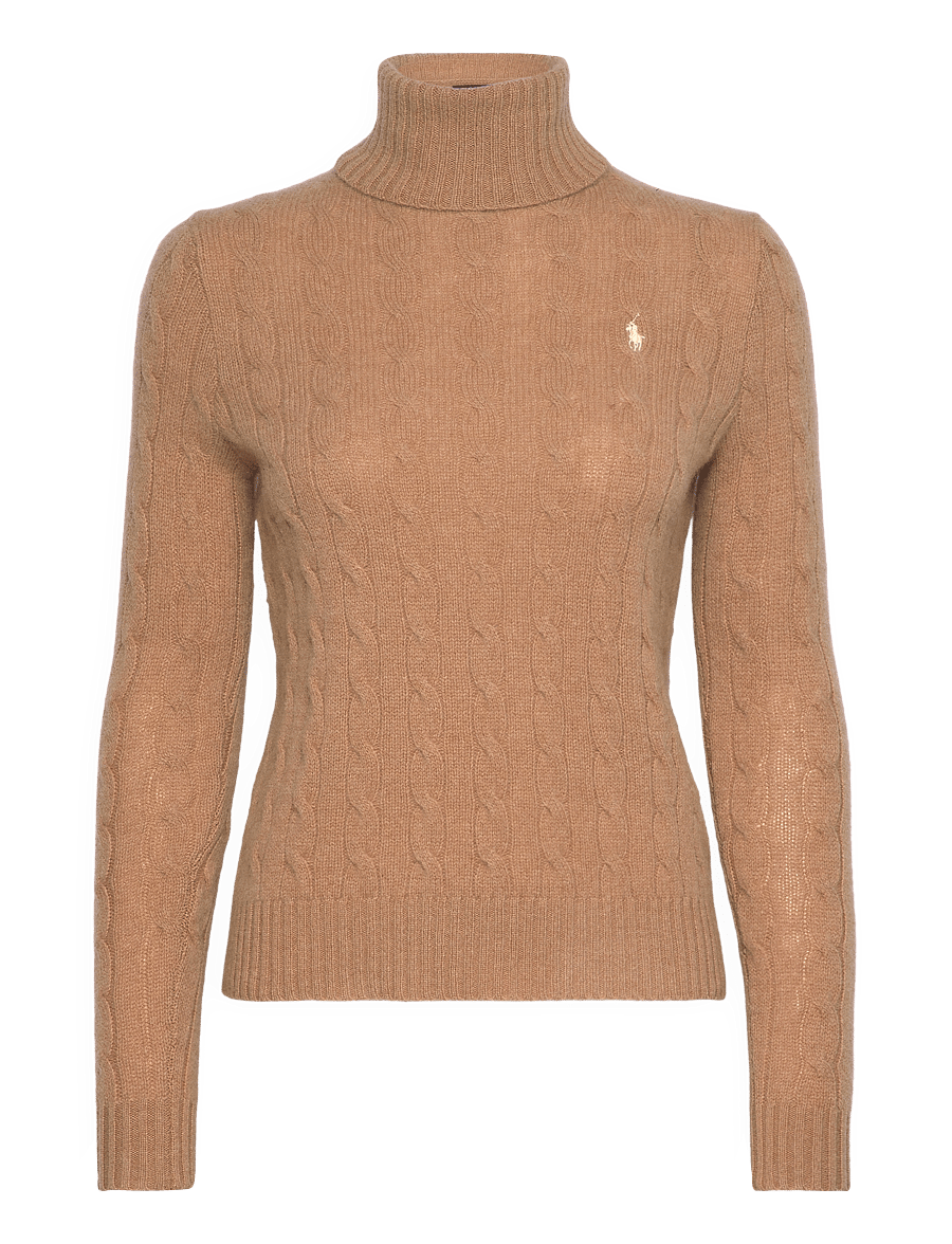 Polo Ralph Lauren - Wool-Cashmere Cable Turtleneck Sweater - kaschmir - collection camel - 1
