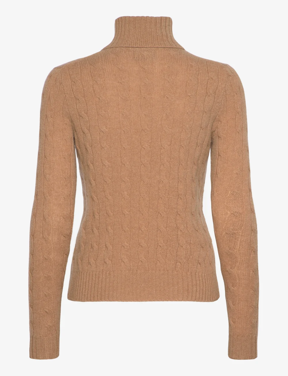 Polo Ralph Lauren - Wool-Cashmere Cable Turtleneck Sweater - peysur - collection camel - 2