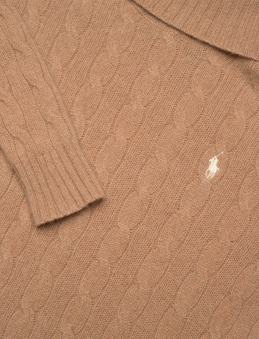 Polo Ralph Lauren - Wool-Cashmere Cable Turtleneck Sweater - kaschmir - collection camel - 3