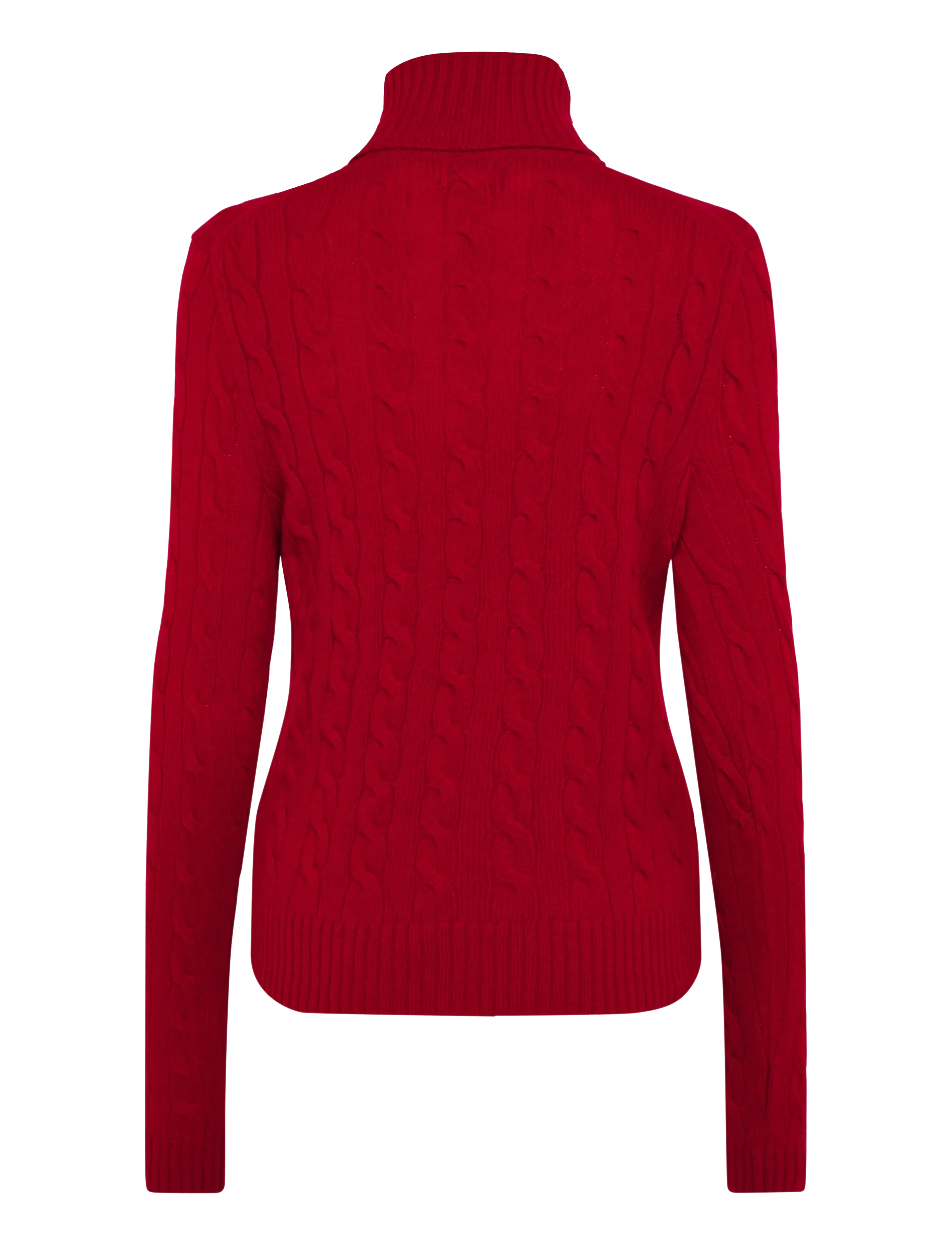 Polo Ralph Lauren Wool-Cashmere Cable Turtleneck Sweater polotröjor dam – bild 2