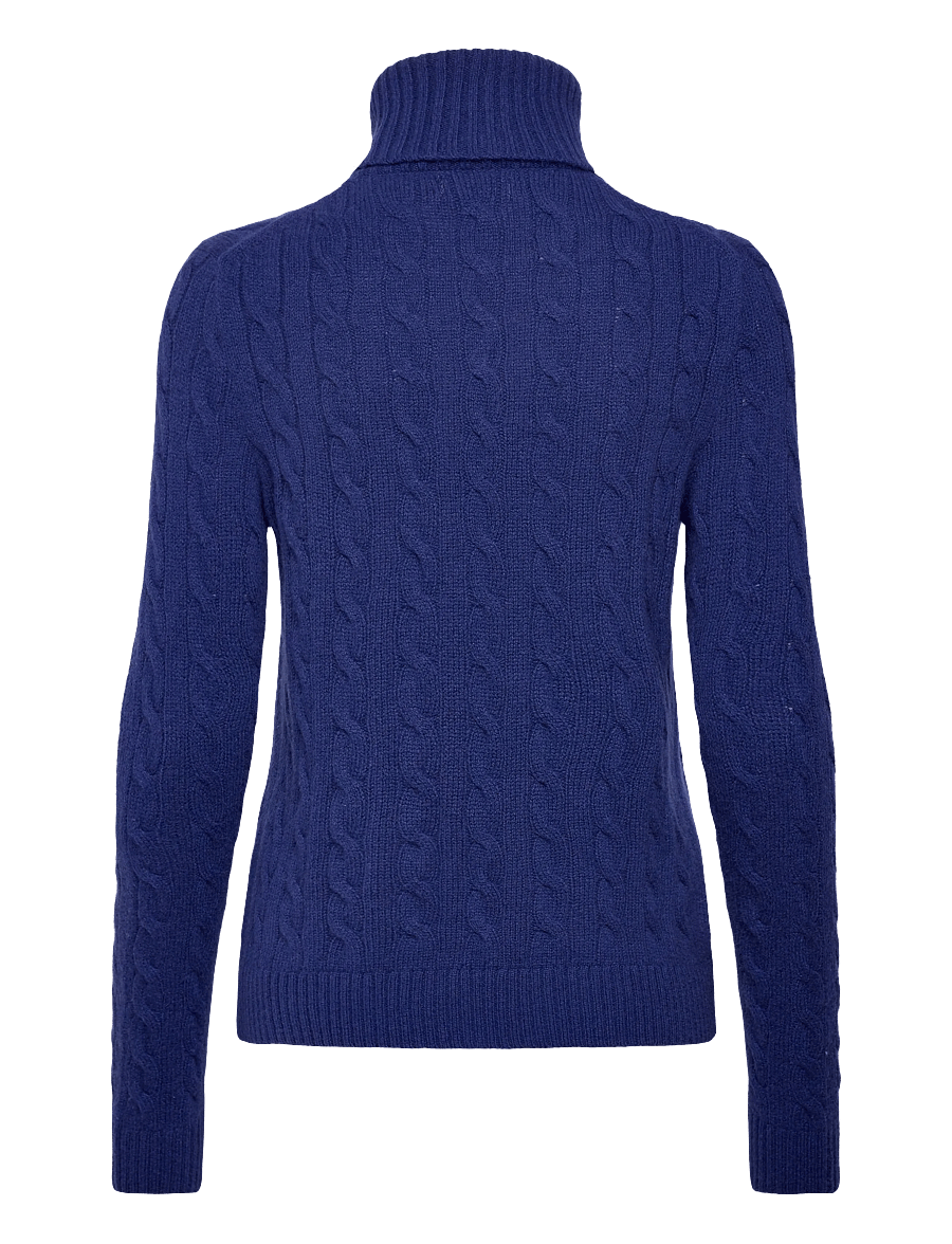Polo Ralph Lauren - Wool-Cashmere Cable Turtleneck Sweater - cachemire - winter night navy - 1
