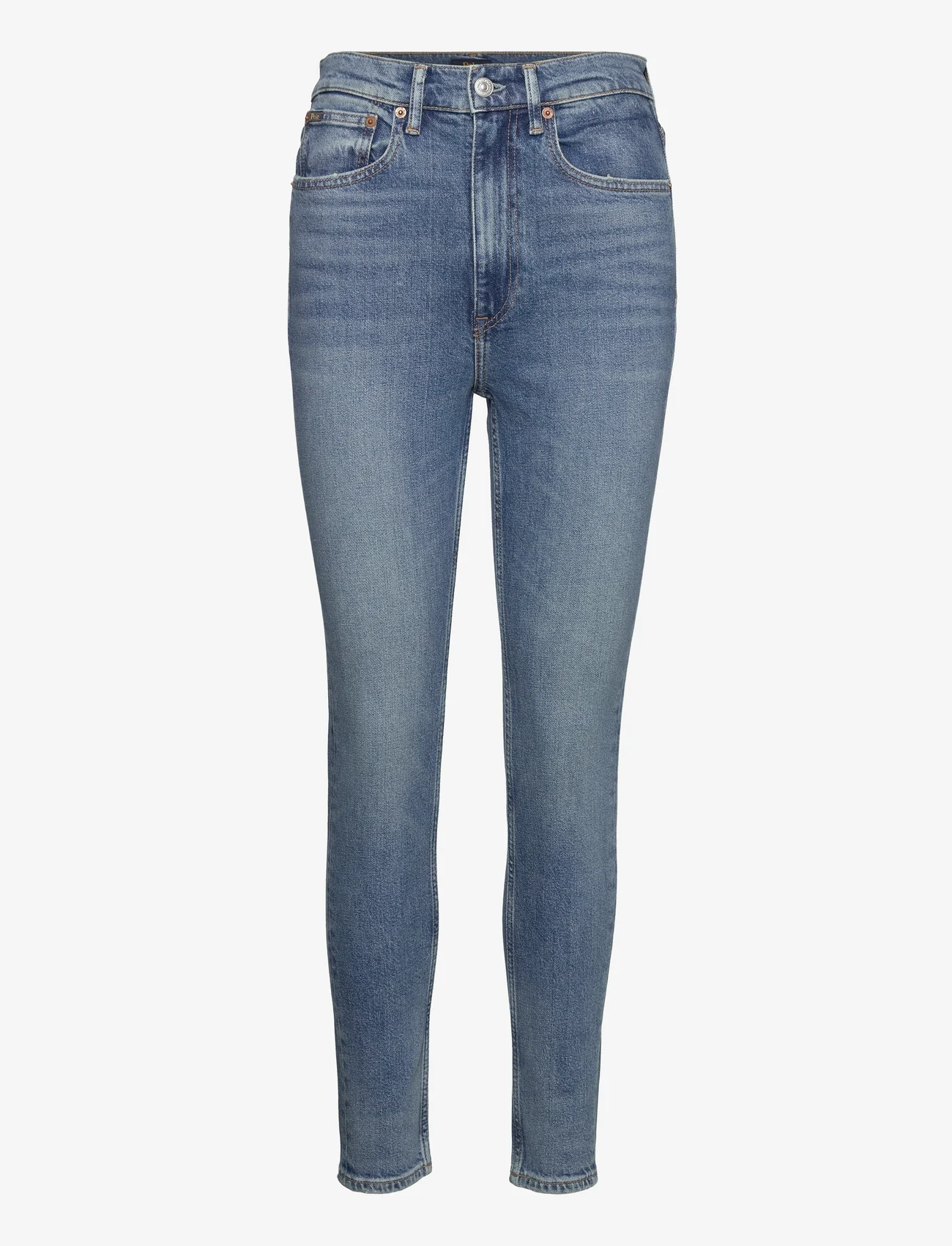 Polo Ralph Lauren - Tompkins High-Rise Super-Slim Jean - džinsa bikses ar šaurām starām - antares wash - 0