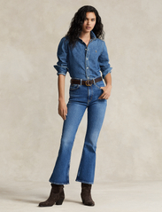 Polo Ralph Lauren - Flare Crop Jean - flared jeans - persei wash - 0