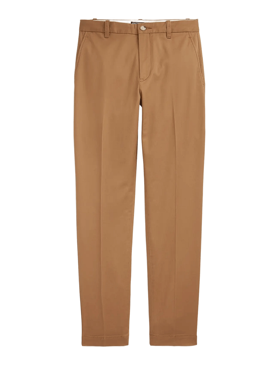 Polo Ralph Lauren - Cropped Slim Fit Twill Chino Pant - chinos - montana khaki - 1
