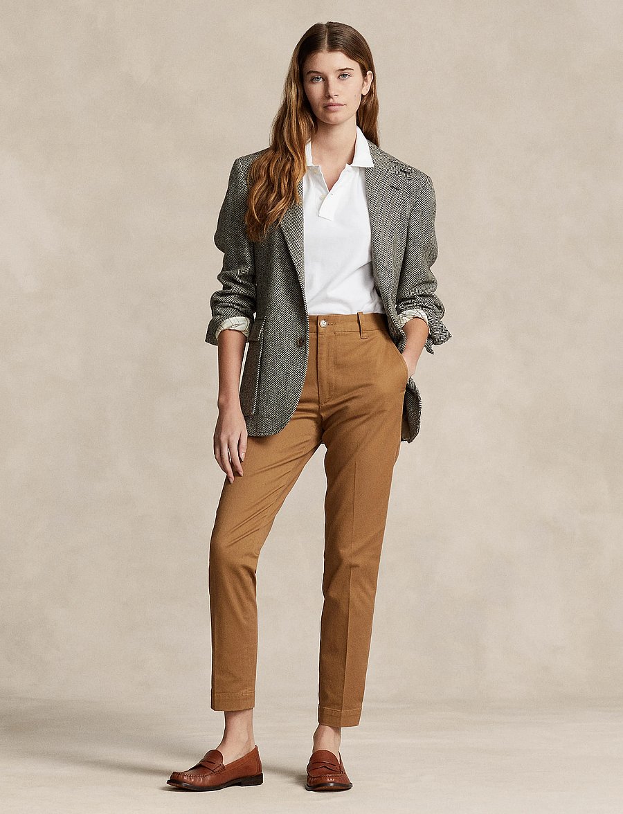 Polo Ralph Lauren - Cropped Slim Fit Twill Chino Pant - chinos - montana khaki - 2