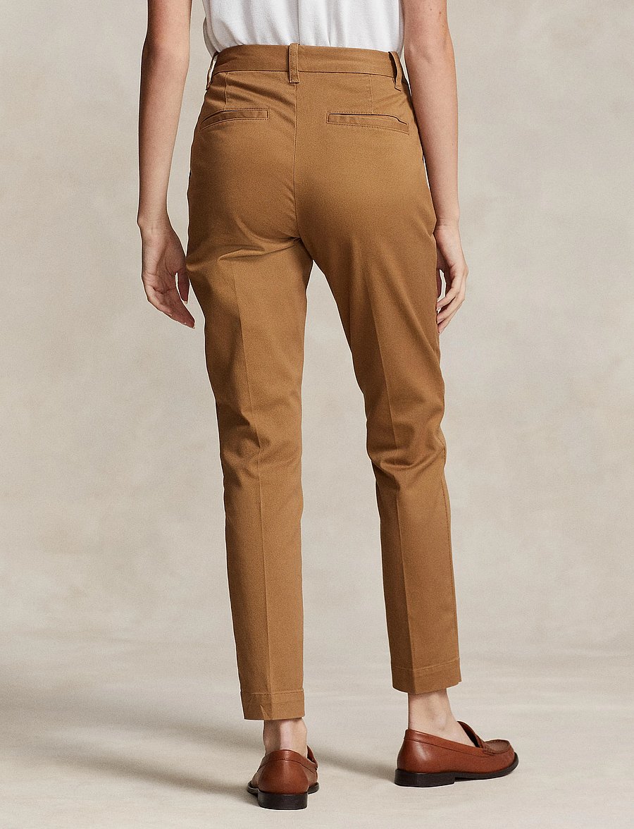 Polo Ralph Lauren - Cropped Slim Fit Twill Chino Pant - chinos - montana khaki - 4