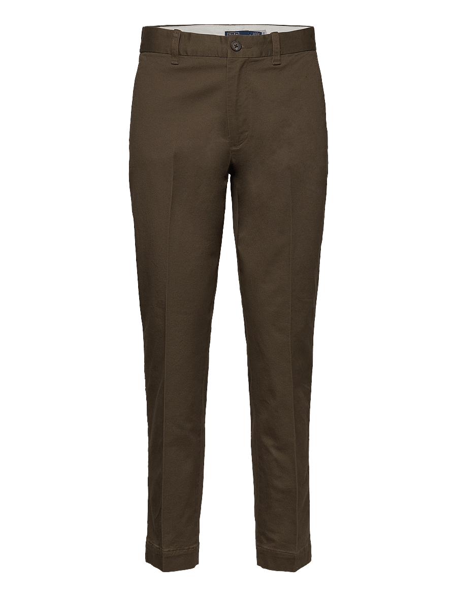 Polo Ralph Lauren - Cropped Slim Fit Twill Chino Pant - chinos - outdoors olive - 1