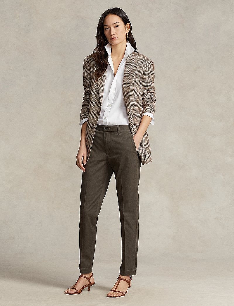 Polo Ralph Lauren - Cropped Slim Fit Twill Chino Pant - chinos - outdoors olive - 0