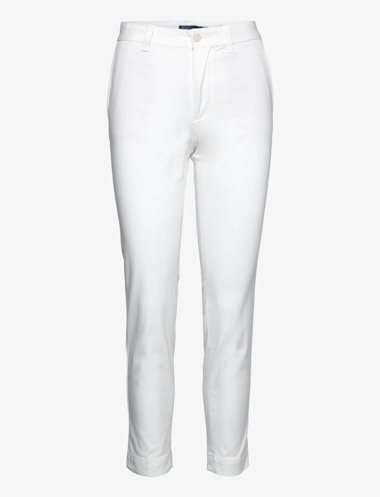Polo Ralph Lauren - Cropped Slim Fit Twill Chino Pant - chino stila bikses - warm white - 0