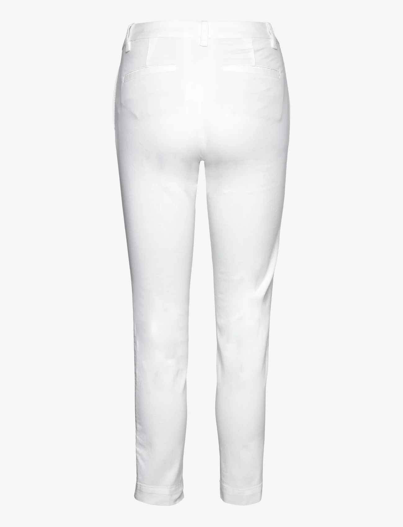 Polo Ralph Lauren - Cropped Slim Fit Twill Chino Pant - chino stila bikses - warm white - 1