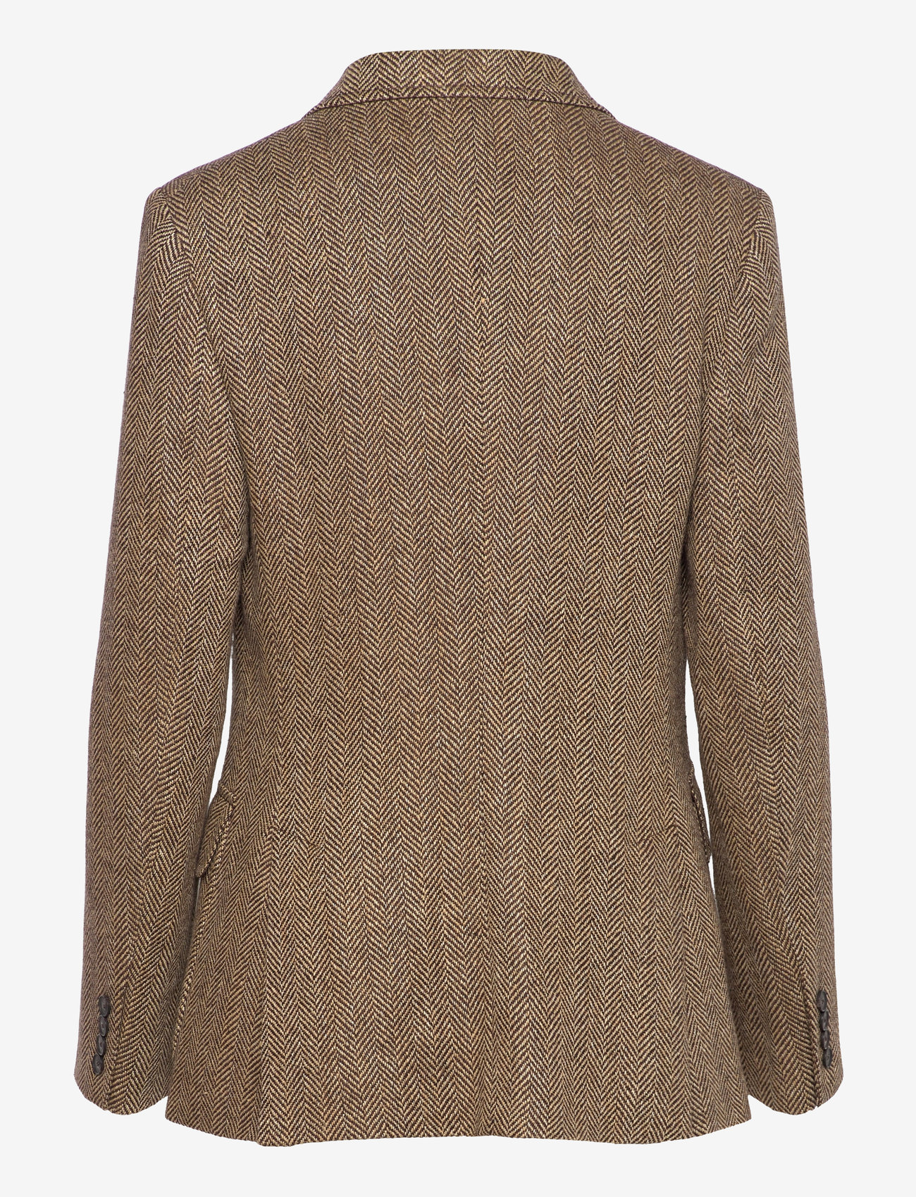 Polo Ralph Lauren - Herringbone Linen-Blend Blazer - einreihige blazer - brown/cream herri - 1
