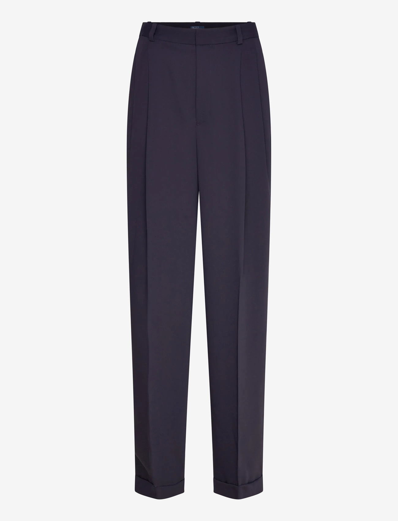 Polo Ralph Lauren - Pleated Straight-Leg Pant - tailored trousers - navy - 0