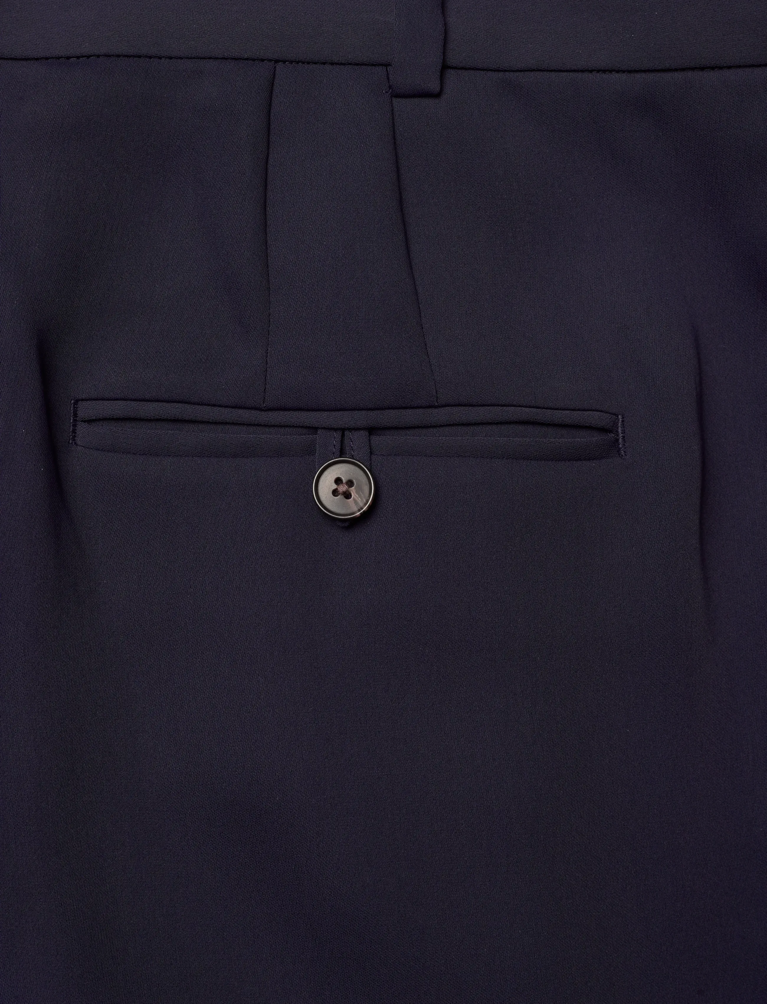 Polo Ralph Lauren - Pleated Straight-Leg Pant - formell - navy - 4