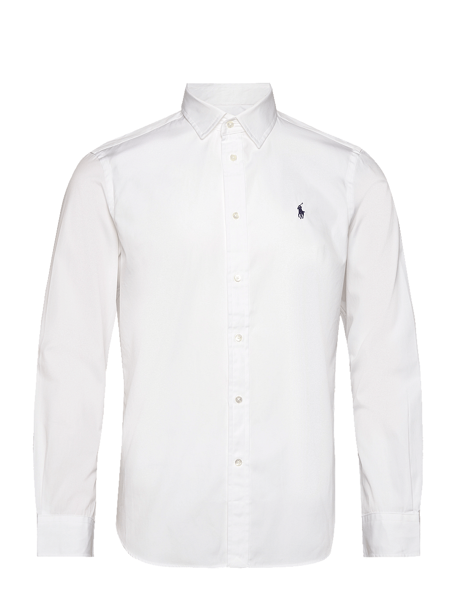Polo Ralph Lauren - Slim Fit Cotton Shirt - jeanshemden - white - 0