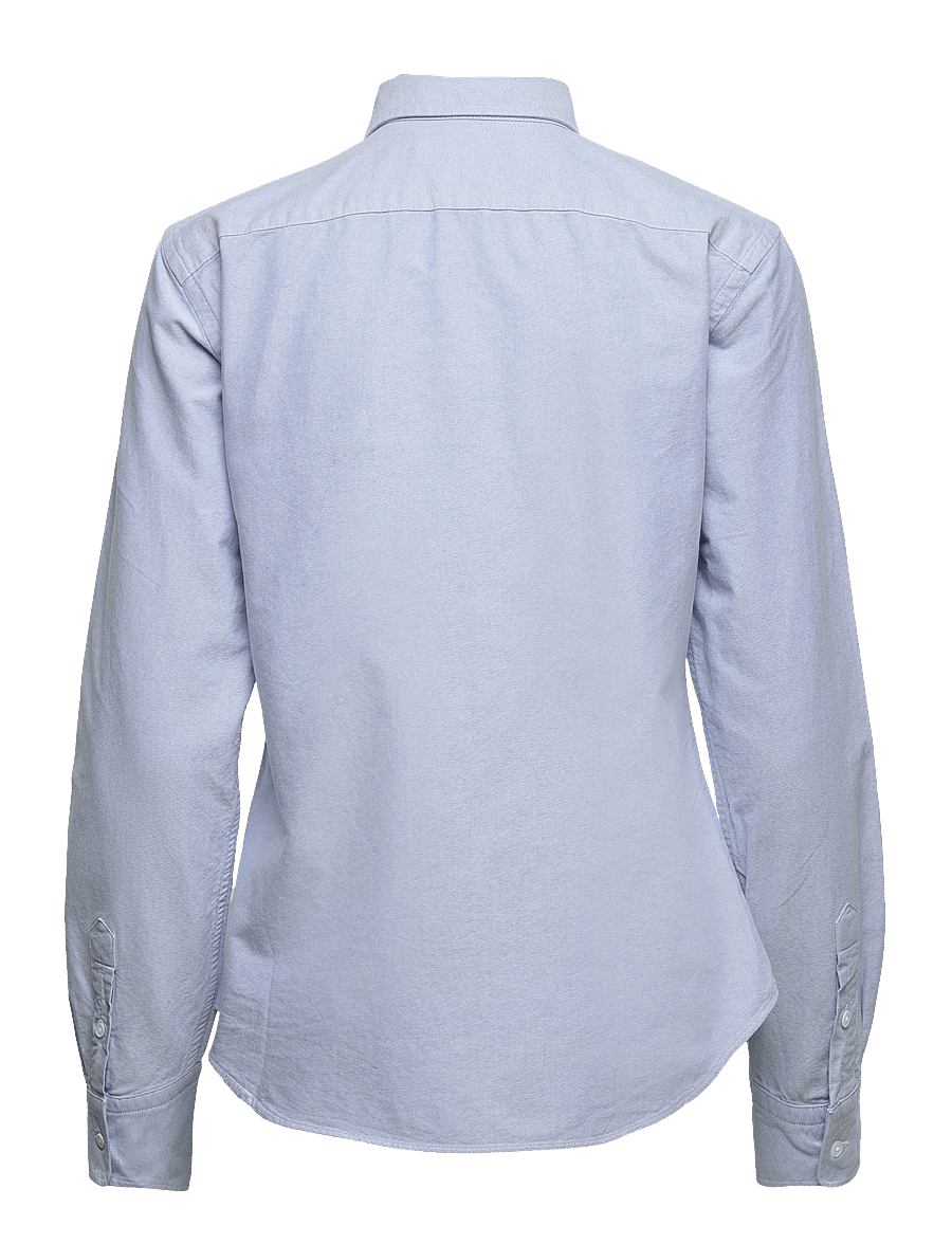 Polo Ralph Lauren - Slim Fit Striped Oxford Shirt - denimskjorter - bsr blue - 2