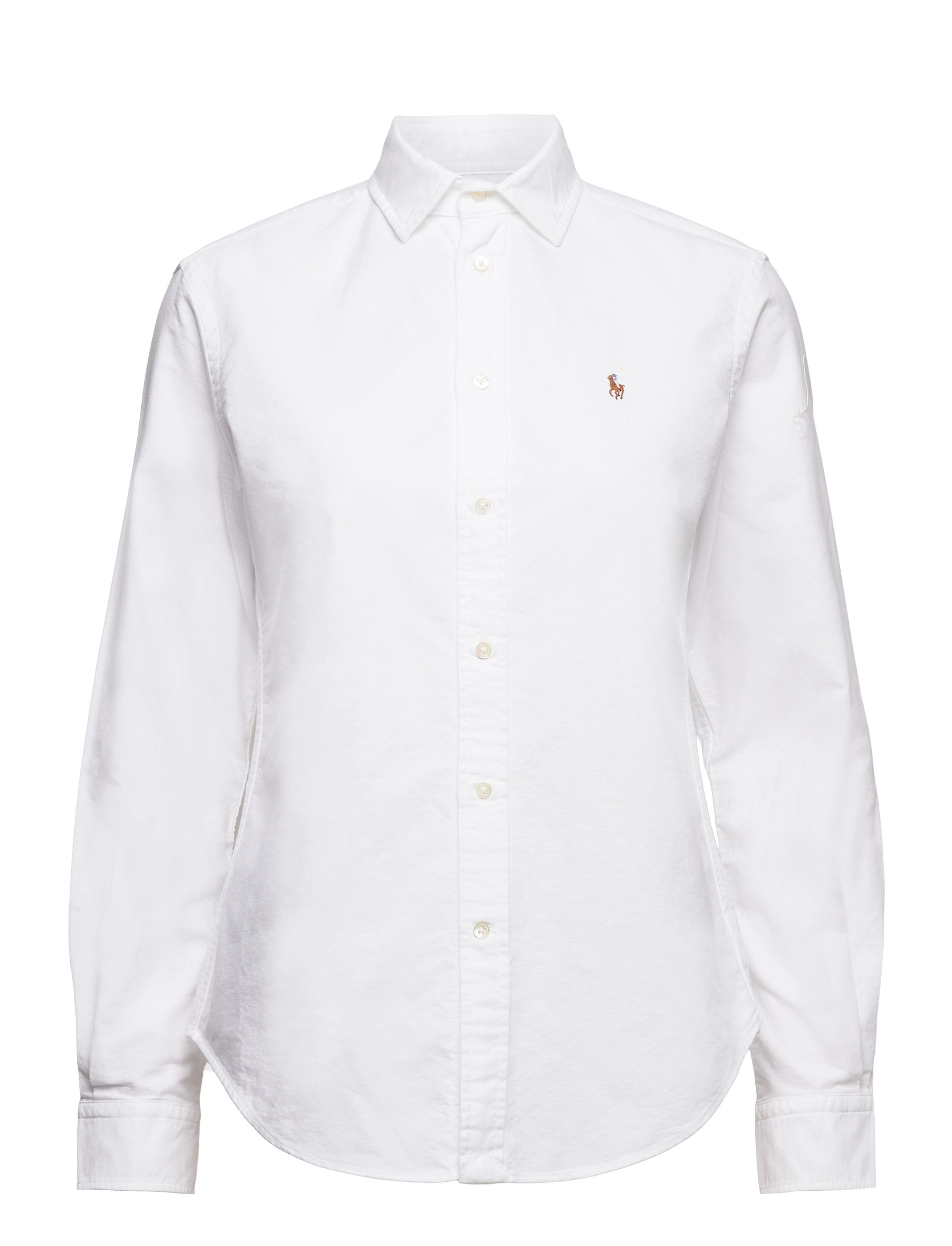 Polo Ralph Lauren Slim Fit Oxford Shirt - Transitional Layering - BSR WHITE / white