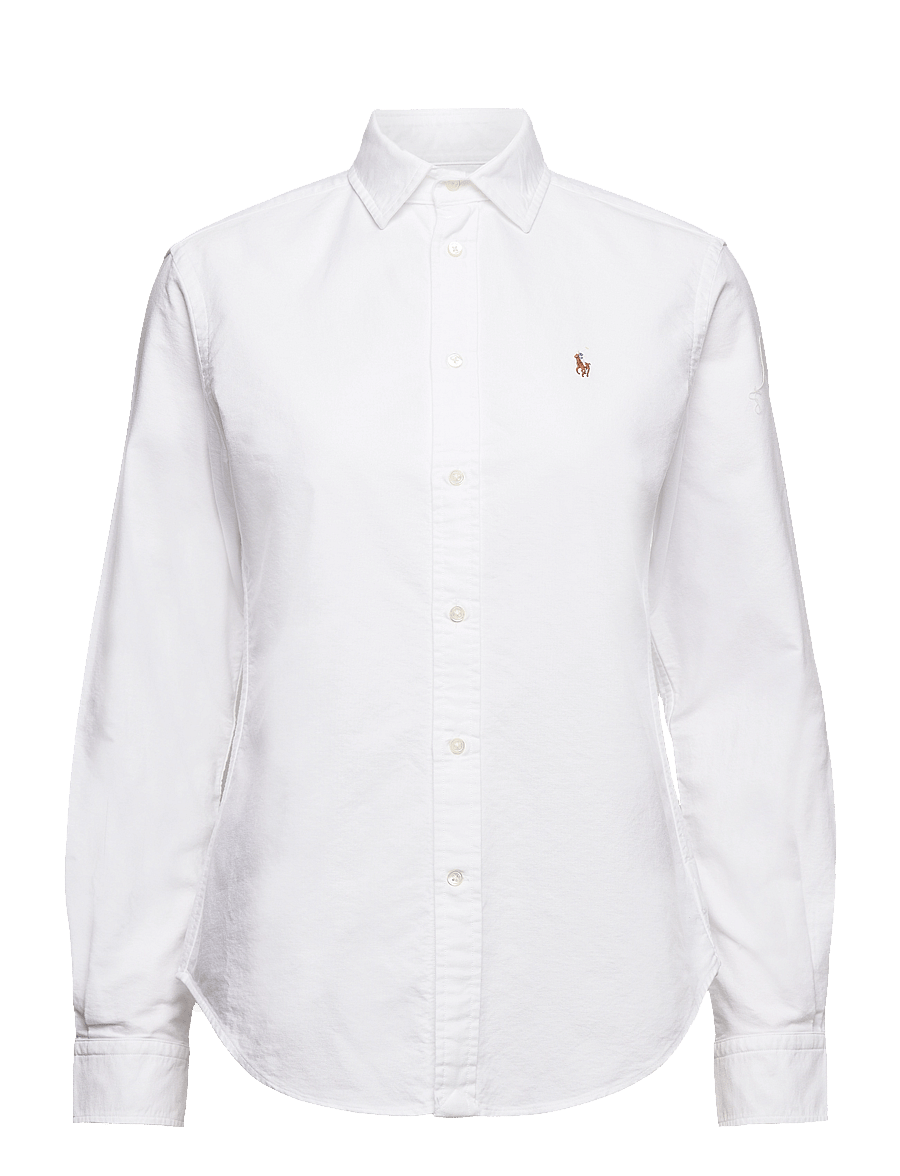 Polo Ralph Lauren - 40/1 CTN OXFORD-LSL-BFS - chemises en jeans - bsr white - 1