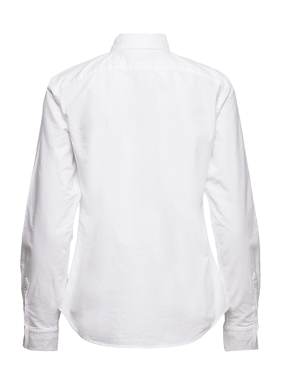 Polo Ralph Lauren - 40/1 CTN OXFORD-LSL-BFS - chemises en jeans - bsr white - 2
