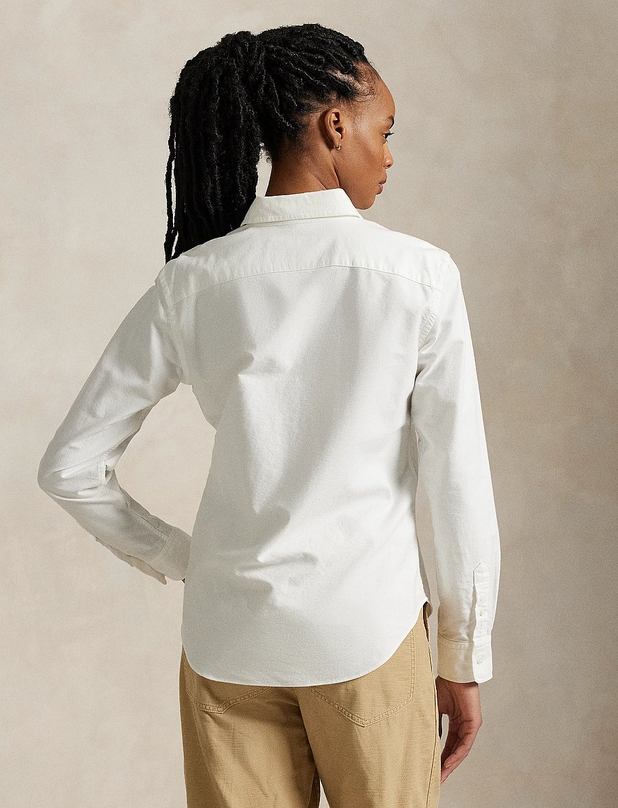 Polo Ralph Lauren - 40/1 CTN OXFORD-LSL-BFS - chemises en jeans - bsr white - 3