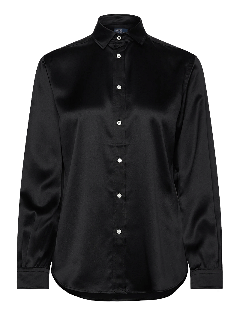 Polo Ralph Lauren - Slim Fit Silk Shirt - pikkade varrukatega särgid - polo black - 0