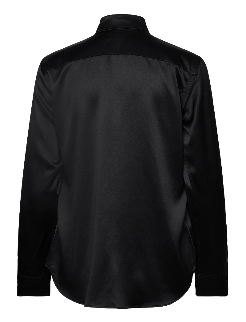 Polo Ralph Lauren - Slim Fit Silk Shirt - pikkade varrukatega särgid - polo black - 1